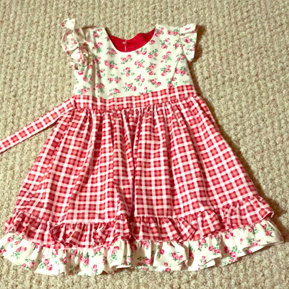 Girls cheeky plum 2019 Christmas edition dress